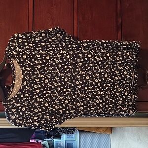 Women's Nine West Spotted Print Top Blouse